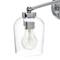 Hello Honey® Robert Stevenson Lighting Adrian Metal & Clear Glass 3-Light Vanity